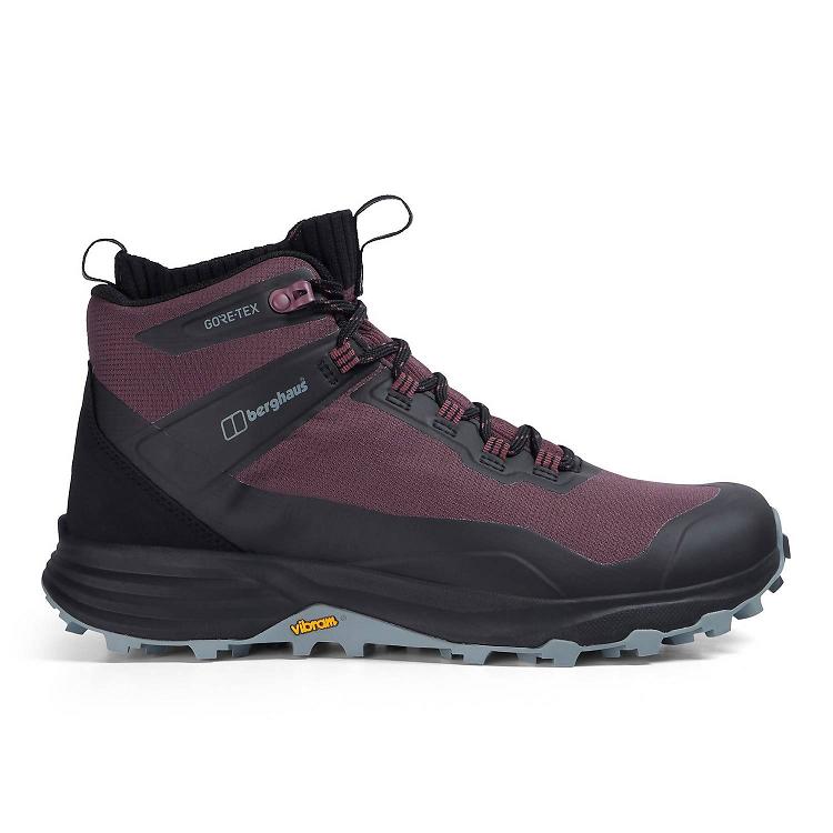 Dámska Turistické Topánky Berghaus Gore Tex VC22 Mid Červené Čierne Slovensko 3729BJRMP